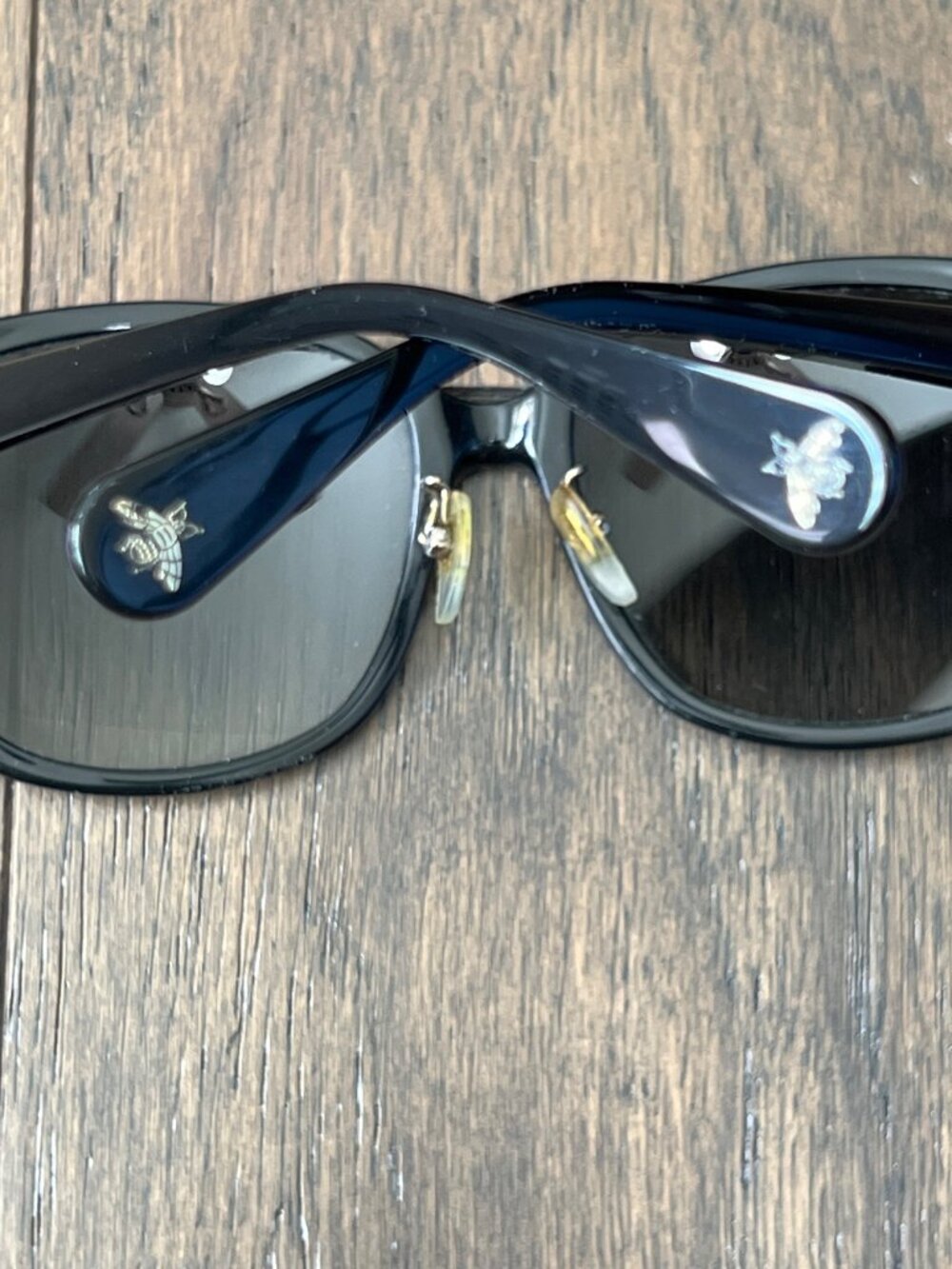 GUCCI Grey Gradient Round Ladies Sunglasses GG01371SK 001 57 EUC - Picture 5 of 10